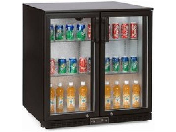 Arrière-bar réfrigéré - 208 L - 2 portes vitrées - LED - R600