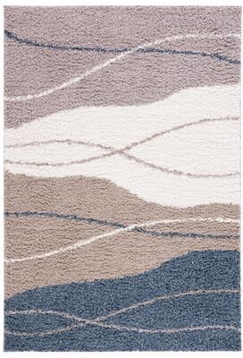 SAFAVIEH Calico Shag Chang Abstract 1.5-inch Thick Rug