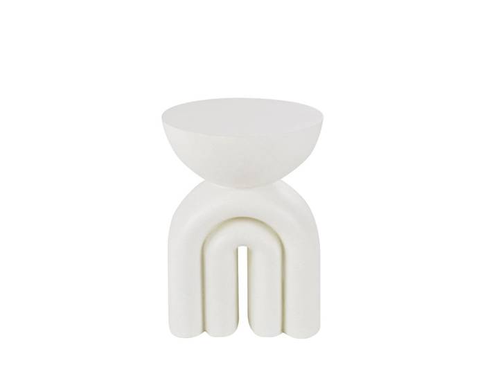 Bout de canapé blanc