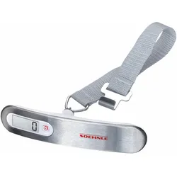 Leifheit Soehnle Gepäckwaage Travel, Digital, Hängewaage, Handwaage, Waage, 50kg, 66172