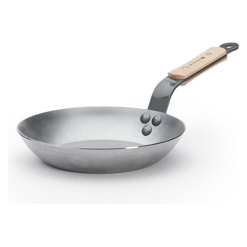 de Buyer Runde Bratpfanne B Bois ø20cm (Bratpfanne, Edelstahl, 20 x 3.20 cm) (5710.20)