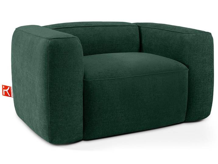KONSIMO® Sessel FUBBO Einzelsessel, Polstersessel, hergestellt in der EU, extrem bequem, Modernes Design, mit Wellfedern in der Sitzfläche