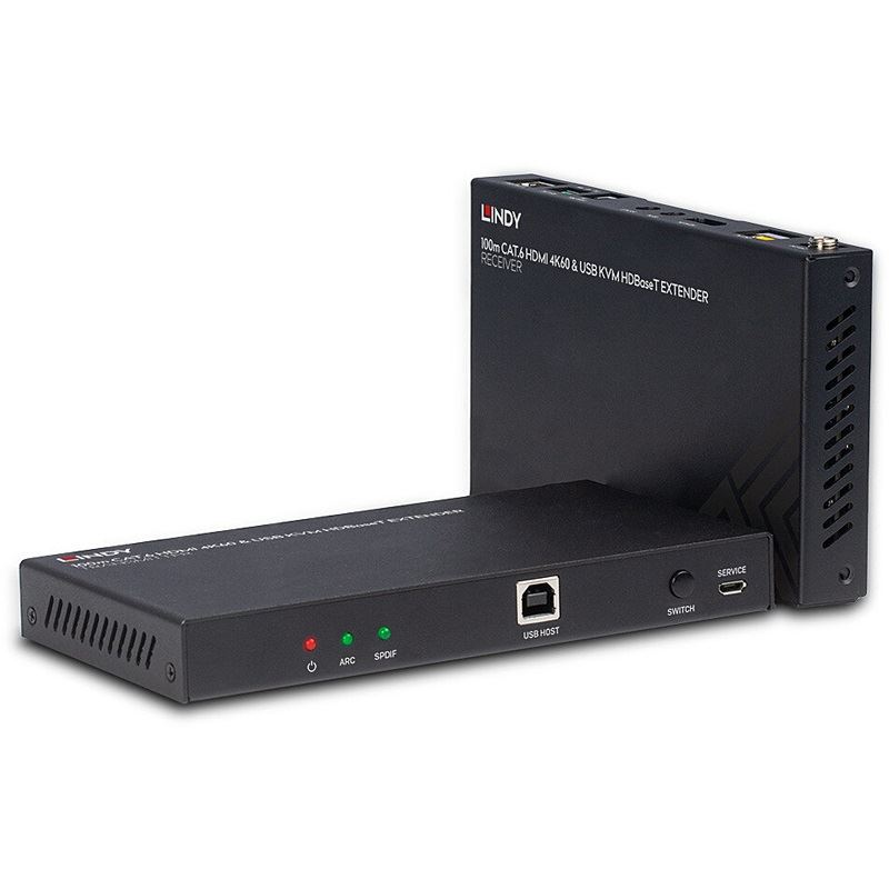 100.00m LINDY Cat.6 HDMI 4K60 HDBaseT KVM Extender