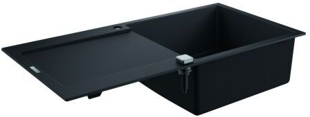 Grohe K500 Komposit-Einbauspüle 31645AP0 1000x500mm, 1 Becken mit Abtropffläche, granit schwarz