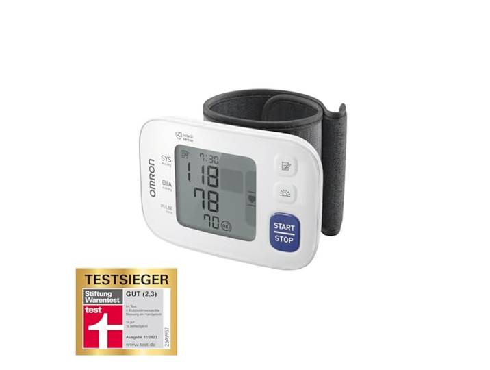 OMRON RS4 Blutdruckmessgerät Testsieger Stiftung Warentest 11/2023