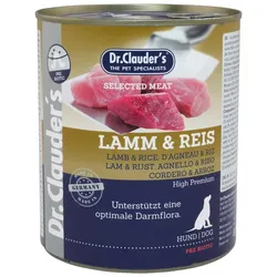 Dr. Clauder Selected Meat Lamm & Reis 6x800 g