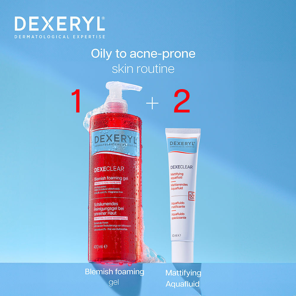 Dexeryl Dexeclear Aquafluide matifiant SPF50+ 40 ml