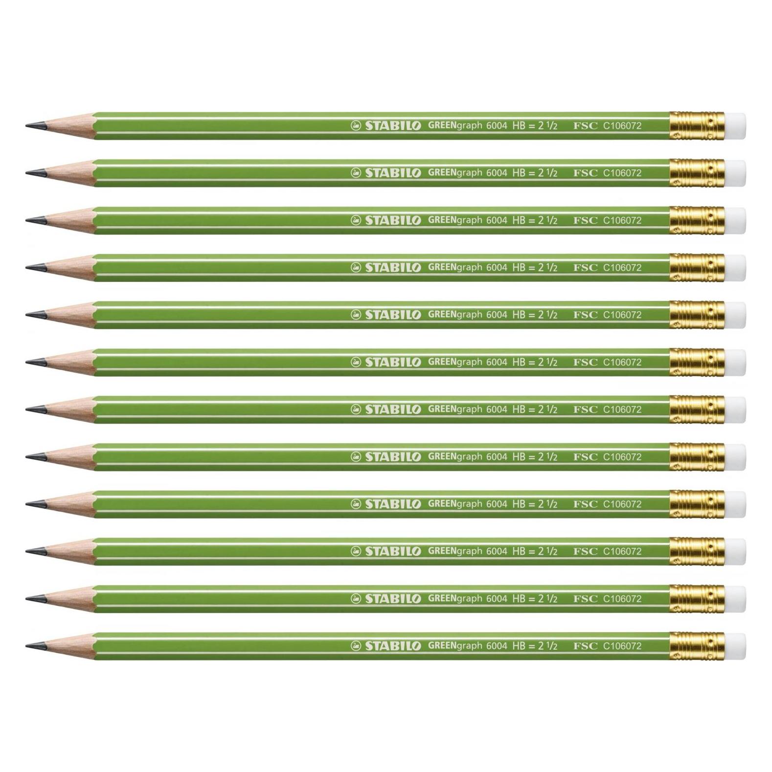 Stabilo GREENgraph Bleistift HB (1 mm, HB, 12x) (106004)