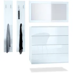GARDEROBE Horizon Weiß Hochglanz