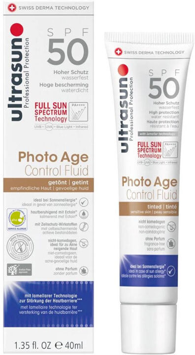 Ultrasun Photo Age Control Fluid Tinted SPF50 40ml