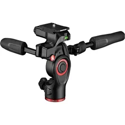 Manfrotto Befree 3Way Live Head (3-Wege-Neiger), Stativkopf, Schwarz