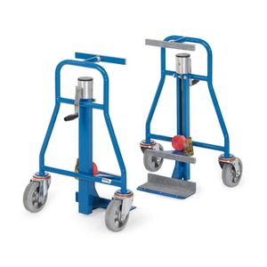 Fetra Möbelhubroller 6980, bis 600kg, mit Handwinde, Hubhöhe 300mm, 2 Stück