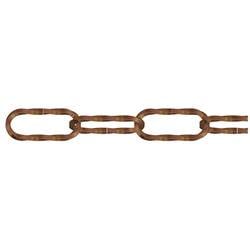 dörner + helmer 153633 Zierkette Alt-Messing Stahl 10 m