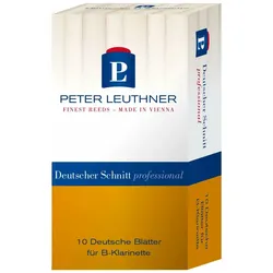 Peter Leuthner Professional 4,5 B-Klarinette Deutsch 10er Pack - Blätter