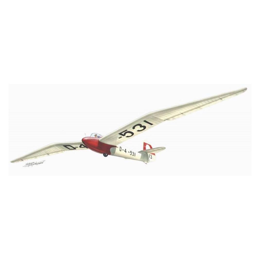 Planet Models Göppingen Gö 3 Minimoa Segler (Segelflugzeug) (129-PLT138)