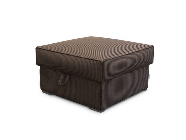 POUF FERA Braun 65x65 cm