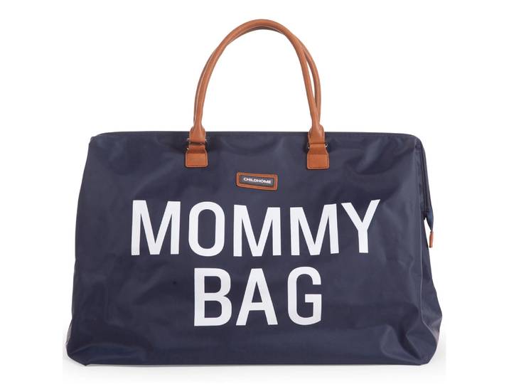 Mommy Bag Navy Weiss