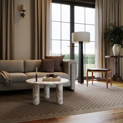 Nate Berkus x Rugs USA Nate Berkus Watts Modern Checkered Washable Area Rug