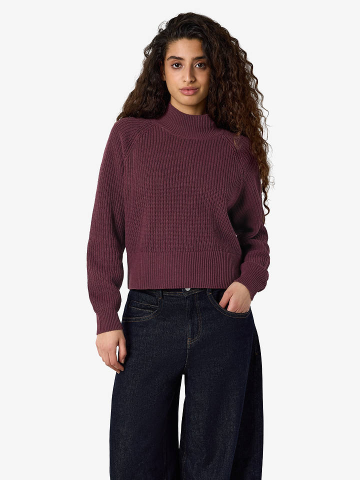 Noisy may Pullover "Dara" in Bordeaux - S