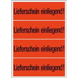 Herma, Sicherheitskennzeichnung, Hinweisetiketten