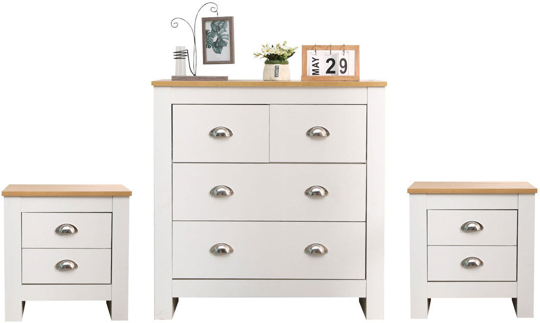 Brambly Cottage Beartree 3 Piece Bedroom Set White