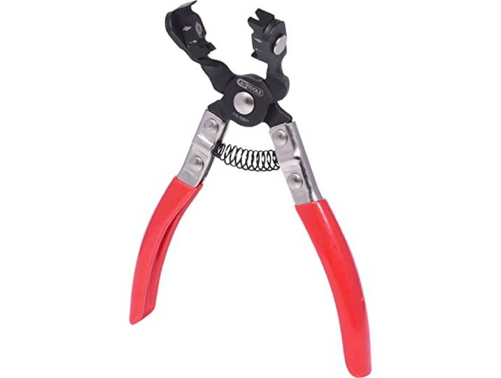 KS Tools 115.1057 Pince à Colliers Clic à Tête Pivotante 45° Pince à colliers clic à tête pivotante 45°\, chrome vanadium