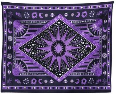 Inspired Living Mystic Mandala Tarot Tapestry Bohemian Wall Hanging Decor For Spiritual Spaces 150x100cm d