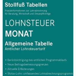 Tabelle, Lohnsteuer 2026 Monat, Ratgeber