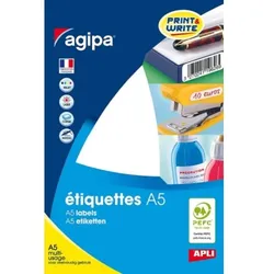 agipa universal-Etiketten, 97 x 46 mm, weiß