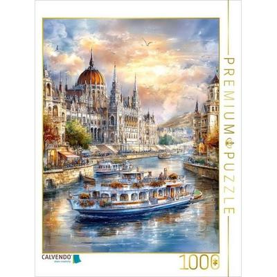 CALVENDO Puzzle Budapest - Parlamentsgebäude | 1000 Teile Lege-Größe 64x48cm Foto-Puzzle für glückliche Stunden, Sonstige von , Calvendo Puzzle