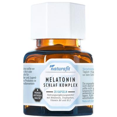 Naturafit Melatonin Schlaf Komplex Kapseln 20 St