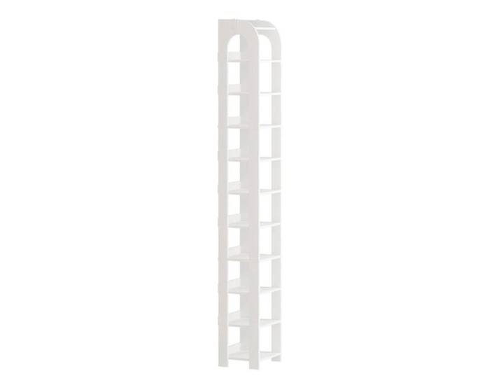Ce meuble à chaussures ultra-plat à 11 étagères est idéal pour les petits appartements. D'une profondeur de 25 5 cm