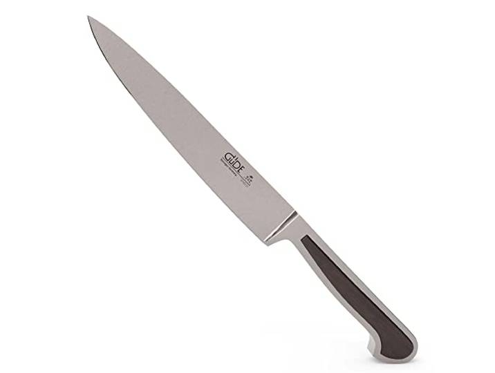 GÜDE Solingen - Schinkenmesser geschmiedet, 21 cm, Grenadill, DELTA, Tranchiermesser, Handmade Germany
