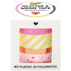 folia Washi Tape »Designed by Frau Hölle« 4 Stück, 1.5 cm