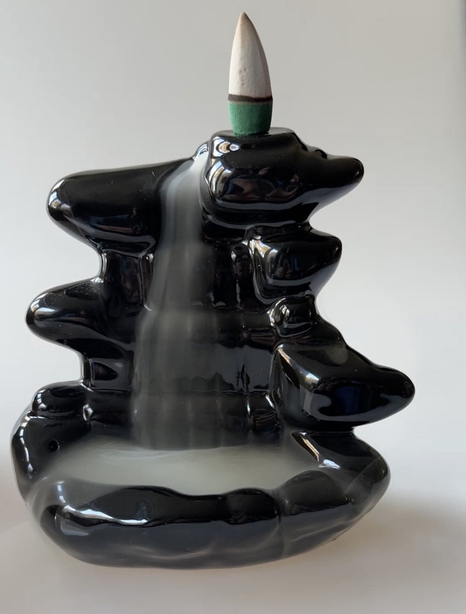 Afecto Backflow Wierookbrander inclusief 50 cones - Wierookwaterval