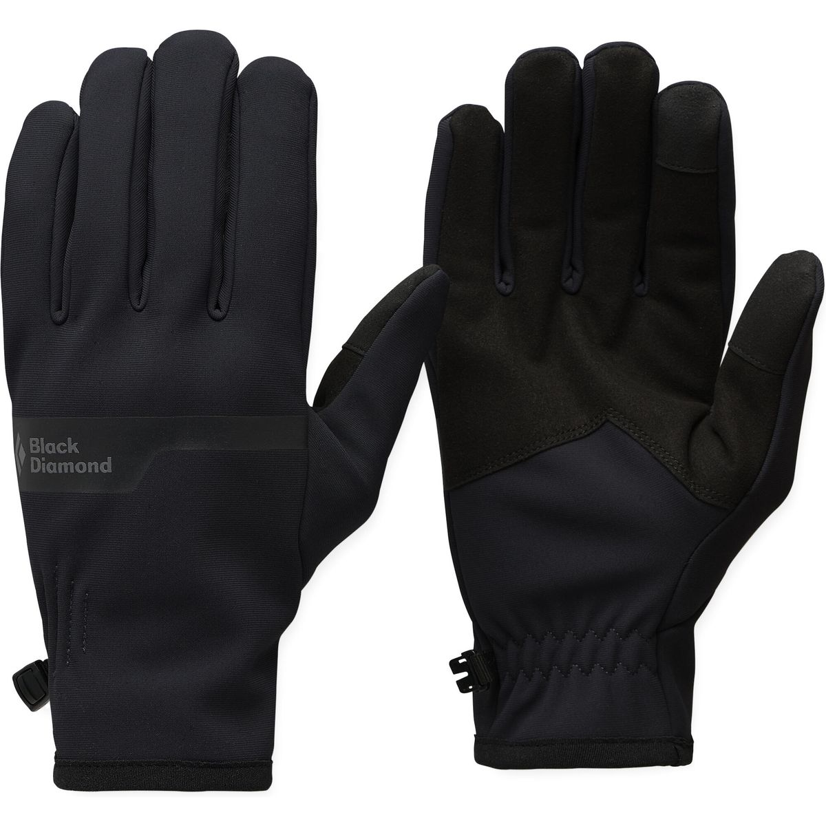 Black Diamond Everyday Softshell Gloves black (0002) XSM BD8017440002XSM1