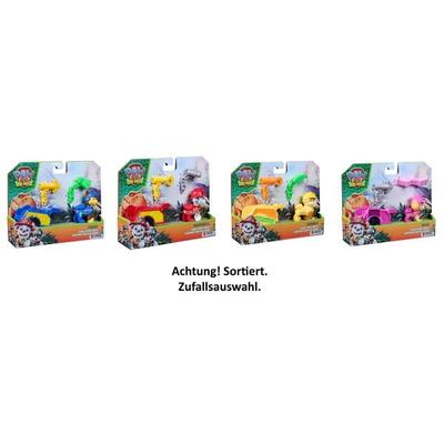PAW Patrol: Der Dino Film, Welpen Dino Werkzeug-Pack, Welpenfigur mit Anhänger und Werkzeugen (sortiert - 4 verschiedene Varianten)
