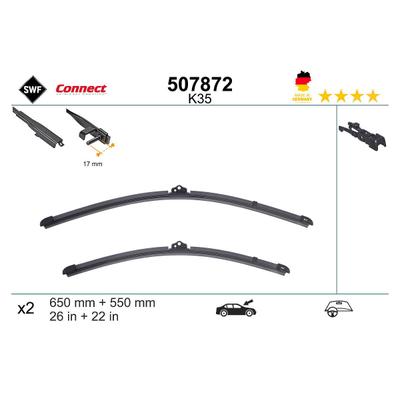 Swf Wischblatt [Hersteller-Nr. 507872] für Mercedes-Benz