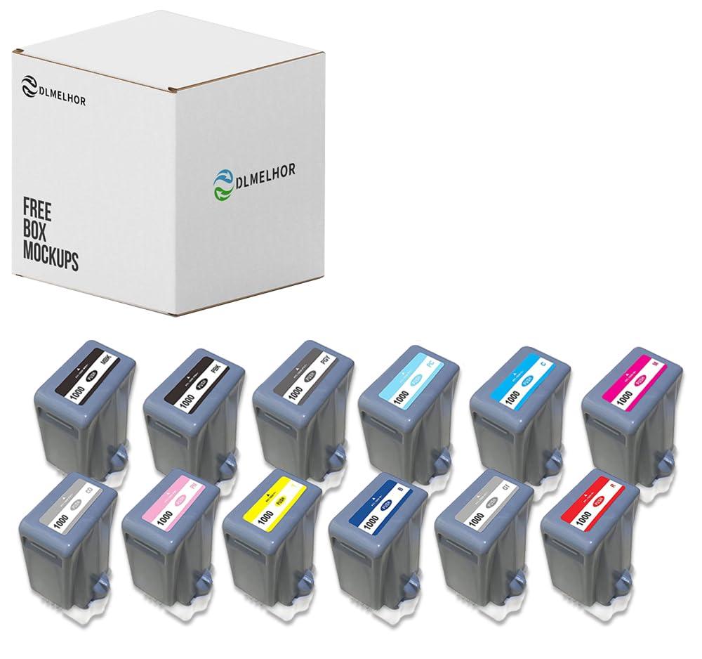 Tintenpatronen PFI-1000, 12er-Pack, für Canon PRO-1000