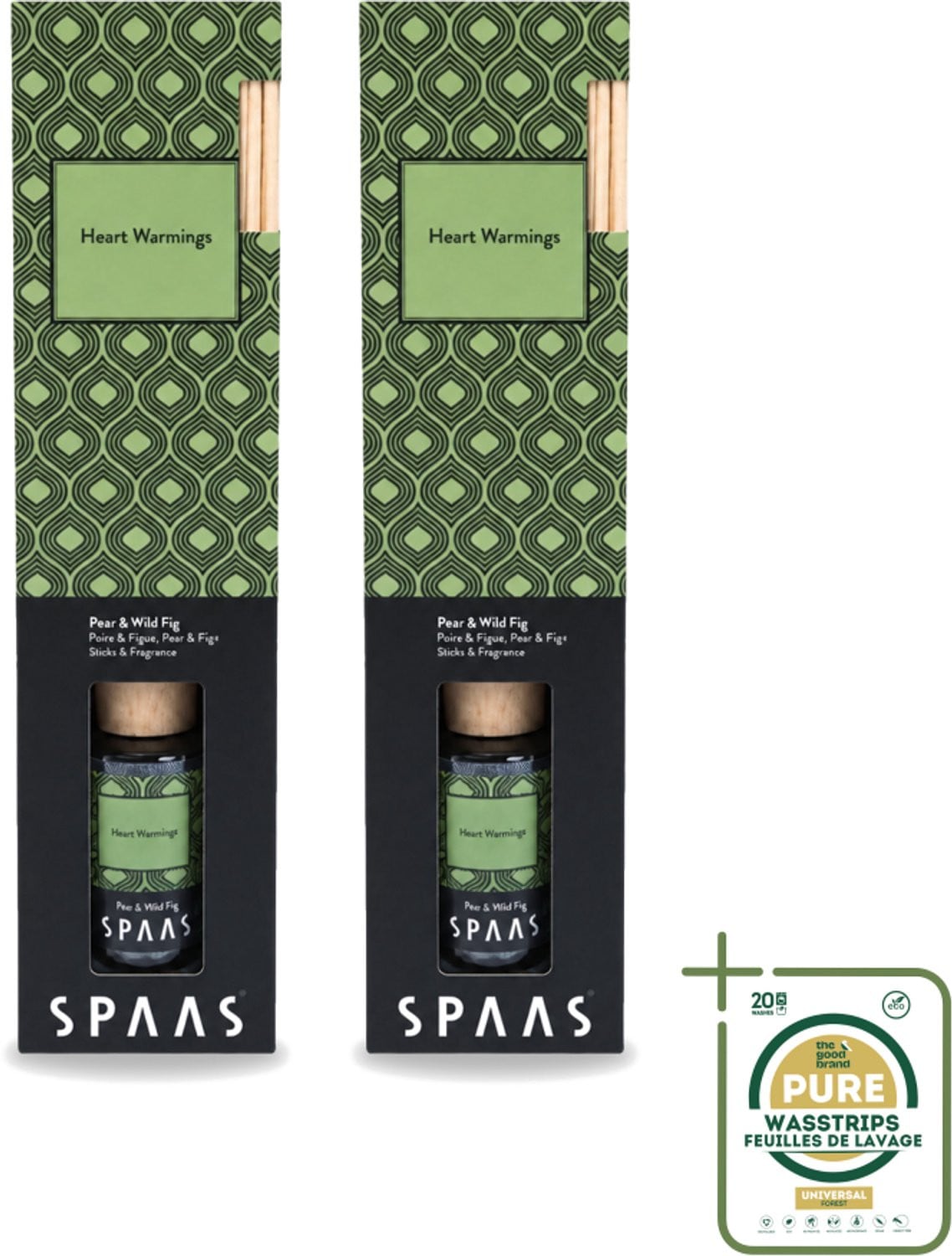 Spaas Geurstokjes Peer & Vijg Heart Warmings 80ml