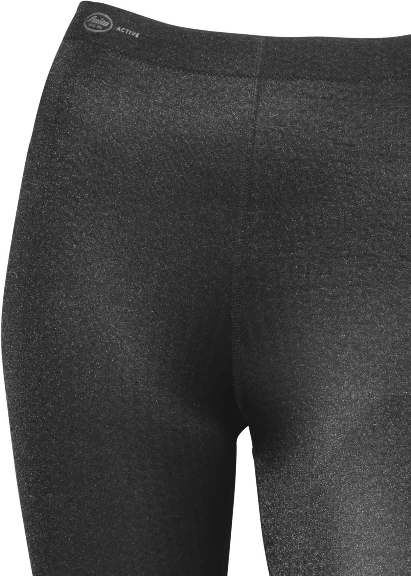 Sporthose ANITA "Sport tights massage Sport tights massage", Damen, Gr. 34, N-Gr, schwarz, Obermaterial: 71% Polyamid PA. 29% Elasthan EL., Hosen Sporthose