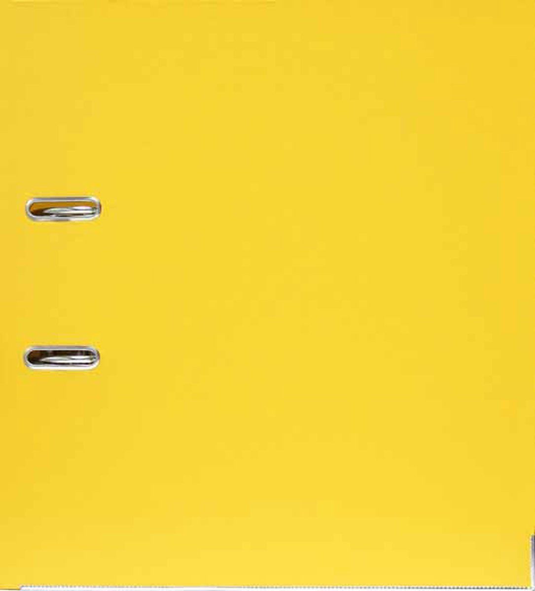 Esselte No.1 Kunststof A4 Ordner met Etikethouder - 2-Rings - Rugbreedte: 7,5 cm - Capaciteit van 500 vel - Geel