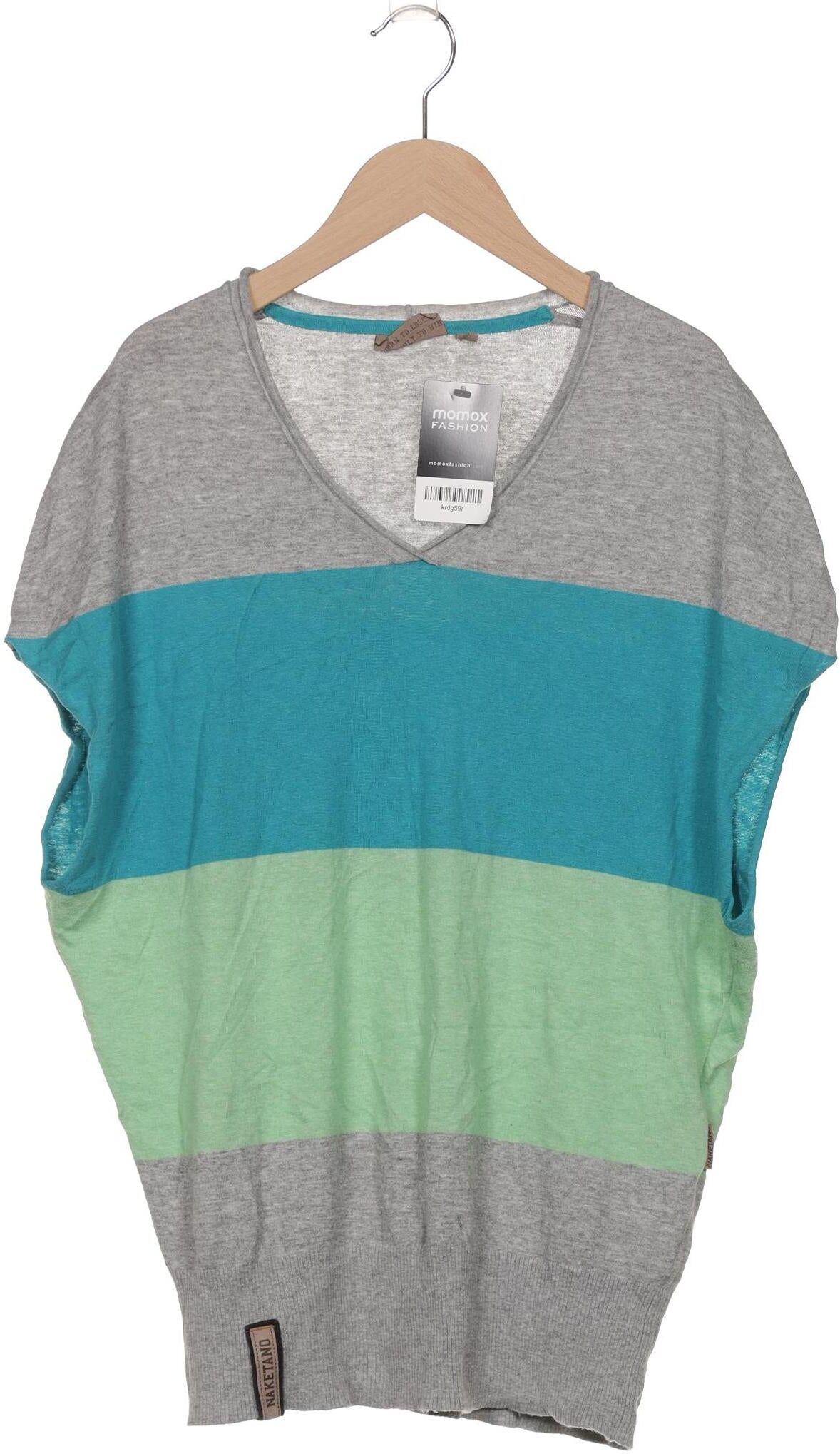 Naketano Damen Pullover, Grau, Gr. XS, Baumwolle - Second Hand