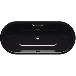 Kaldewei CLASSIC DUO OVAL Badewanne, schwarz, 1800x800 mm, oval, mit Griffloch und Antislip-Oberfläche
