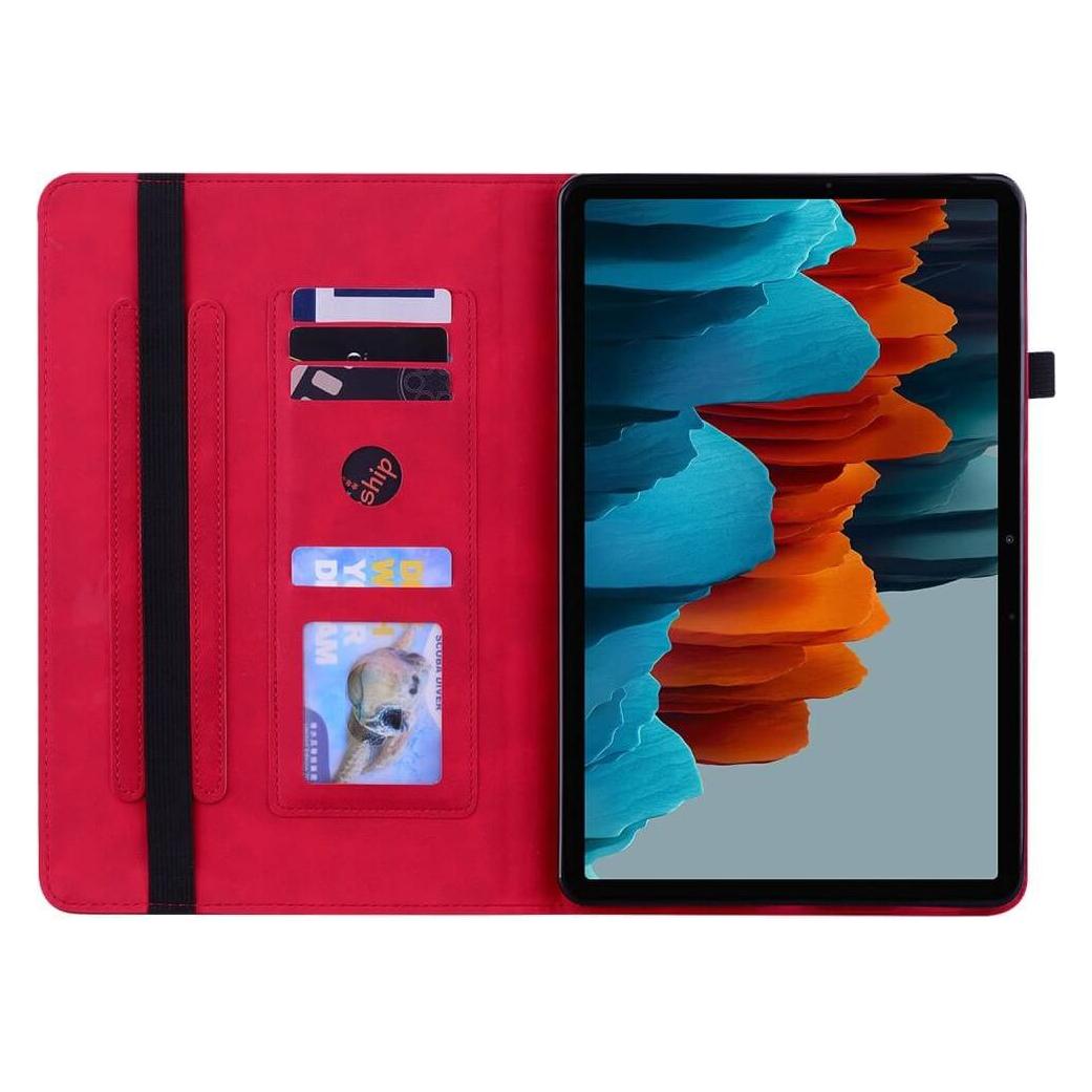 Cover-Discount Galaxy Tab S9 - Schutzhüllle mit Zipper Tasche rot (Samsung Galaxy Tab S9) (660203878G)