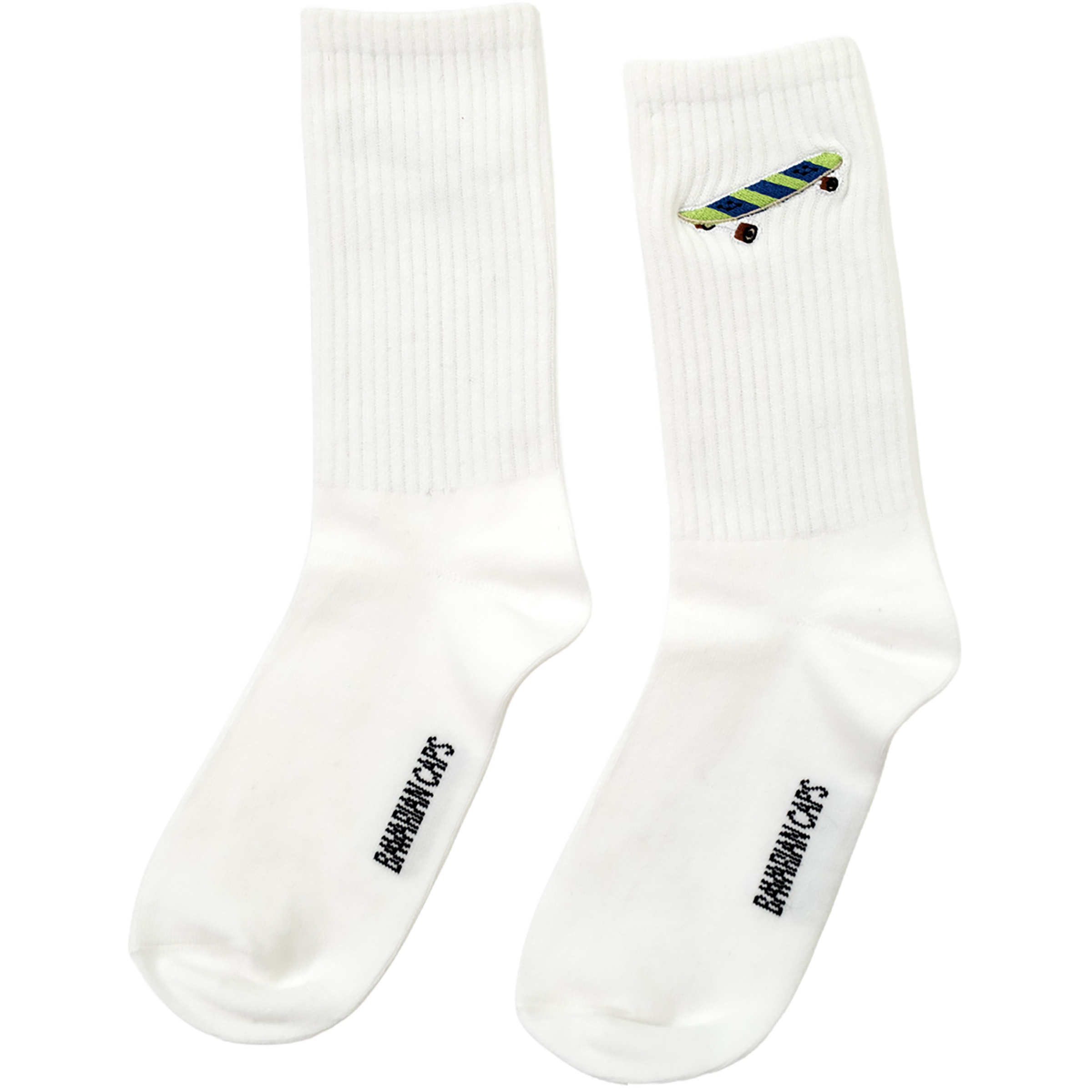 Bavarian Caps Skateboard Freizeitsocken weiss Größe 41 Lifestyle