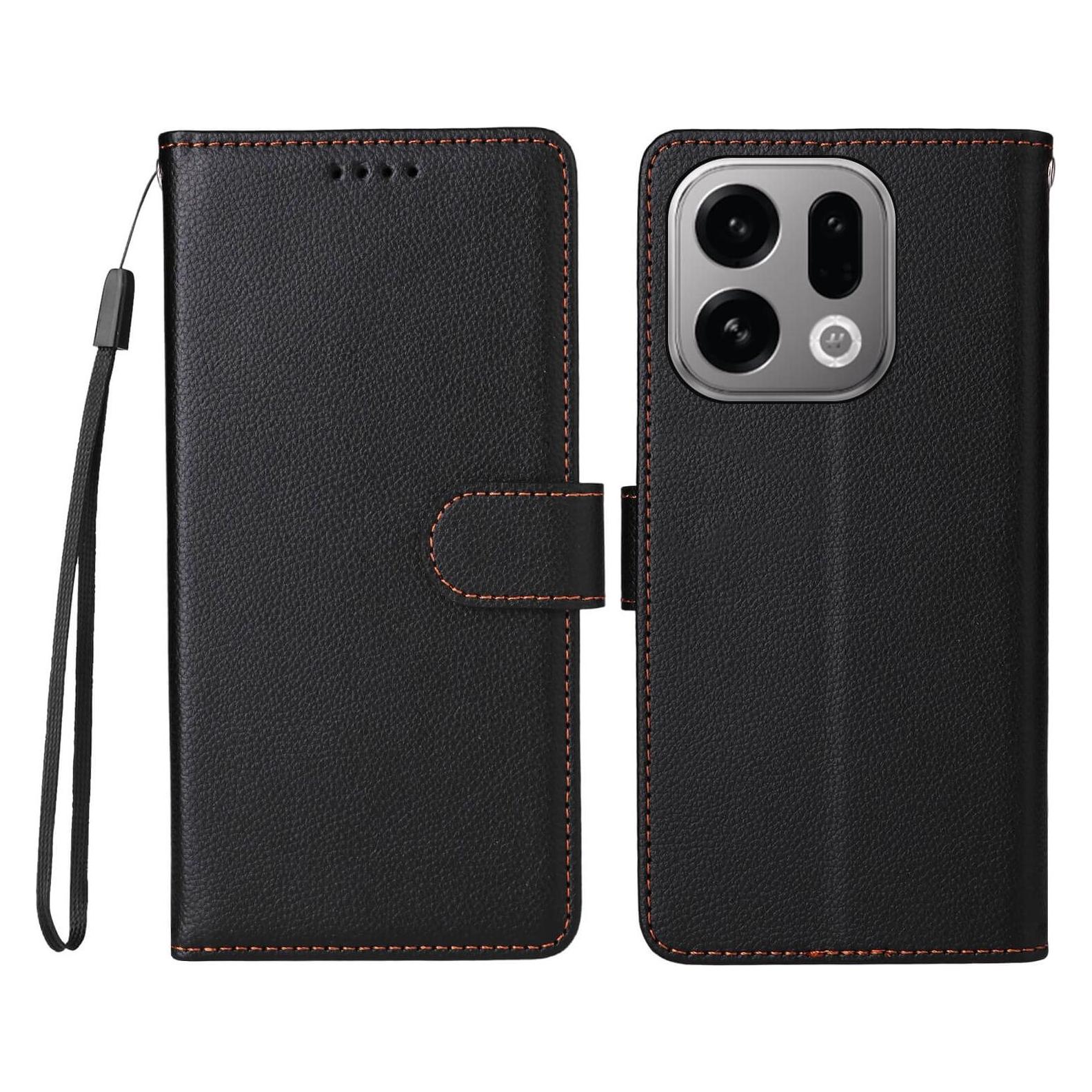 Cover-Discount OPPO Find X9 - Lederoptik-Hülle mit strukturierter Oberfläche (Oppo Find X9) (70731532)