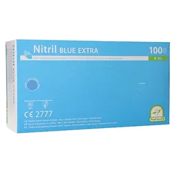 Medi-Inn® 100 "Medi-Inn®" Handschuhe Nitril puderfrei blau "Blue Extra" Größe L
