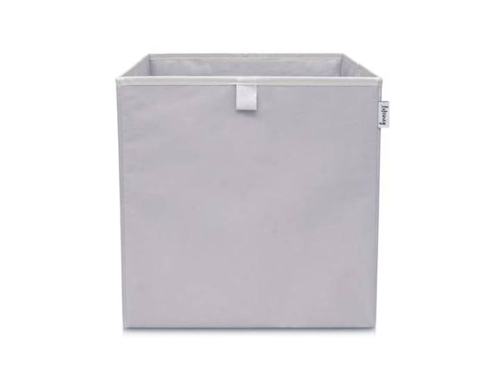 LIFENEY Boîte de rangement gris clair compatible Kallax 33 x 33 cm Rangement gain de place\, Format 33 x 33 x 33 cm\, Matière plastique\, Pour chambre et dressing\, Collection Essentiels