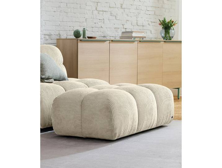TOM TAILOR HOME Hocker SOFT CUBE – angenehm weicher Sitzkomfort – 105 x 70 cm, auffällige Kachelsteppung für stylische Retrovibes